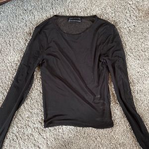 Mesh urban outfitters long sleeve